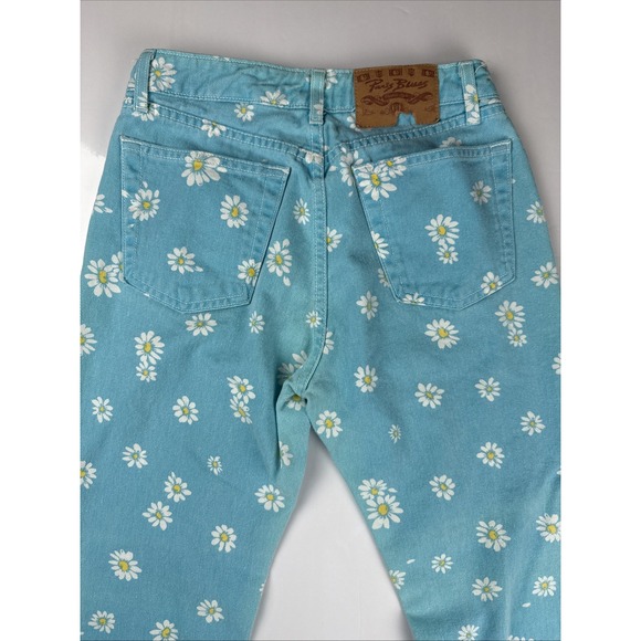 Vtg. Paris Blues Women's Size 7 Low Rise Flare Daisy Jeans Y2K  Made in USA - Picture 11 of 14